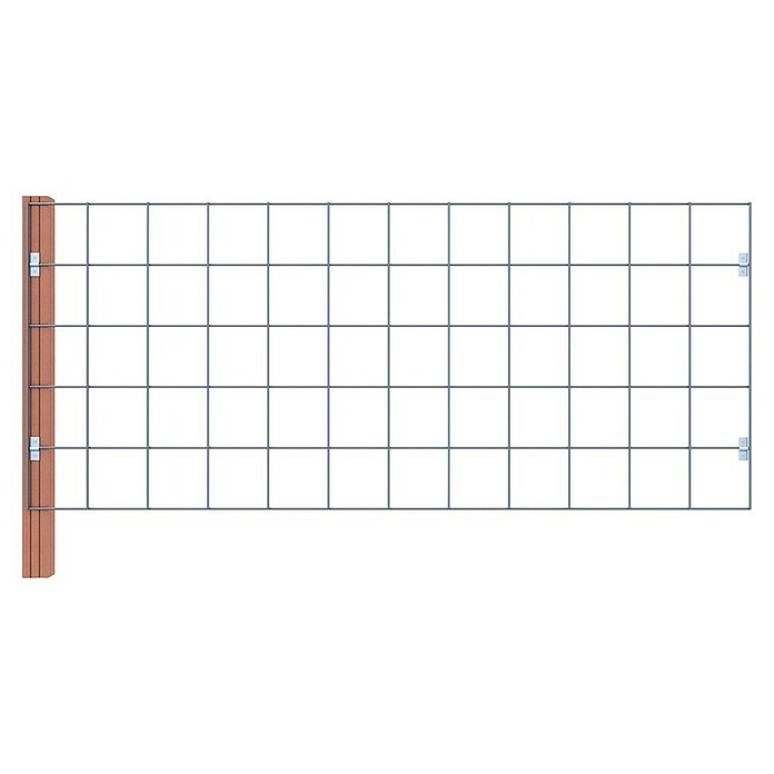 Outdoor Life Products Gaashekwerk Hardhout (180 x 85 cm, Bruin) | BAUHAUS