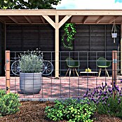 Outdoor Life Products Gaashekwerk Hardhout (180 x 85 cm, Bruin) | BAUHAUS