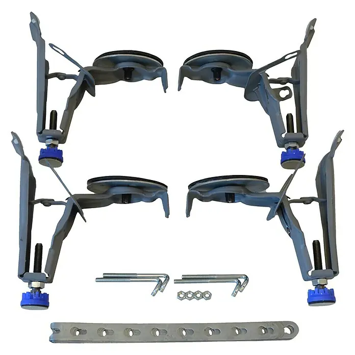 Kaldewei Badewannenfuß 5037 - 4 Stk. - Gerätesatz für Waschmaschinen und Trockner: Ein umfassendes Set zur sicheren Installation und Stabilisierung Ihrer Geräte.