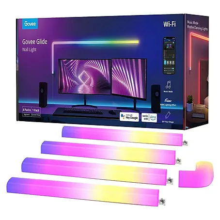 Govee  LED-Wandleuchte Glide Wall Light H6062