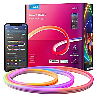 Govee Smart-LED-Band RGBIC Neon Rope Light H61A1 (Länge: 2 m, RGBW, 36 W, 100 V - 240 V)