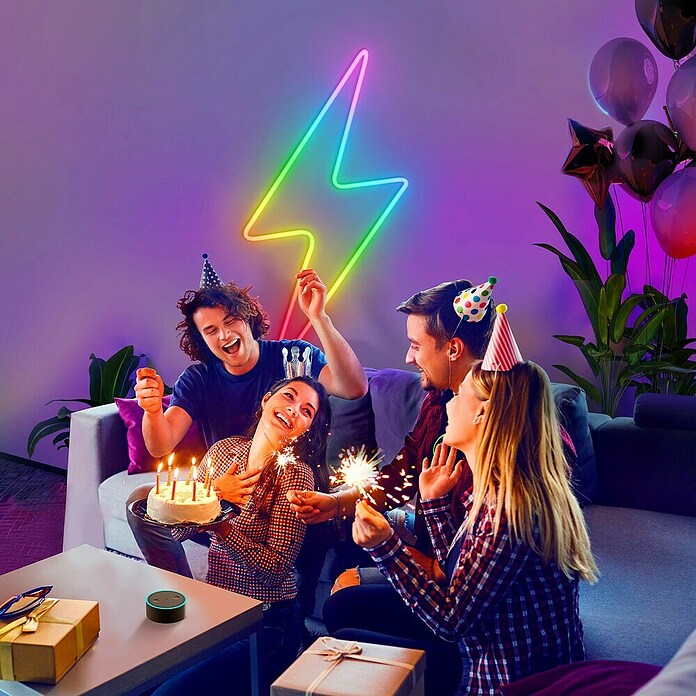 Govee Smart-LED-Band RGBIC Neon Rope Light H61A1 (Länge: 2 m, RGBW, 36 W, 100 V - 240 V) | BAUHAUS