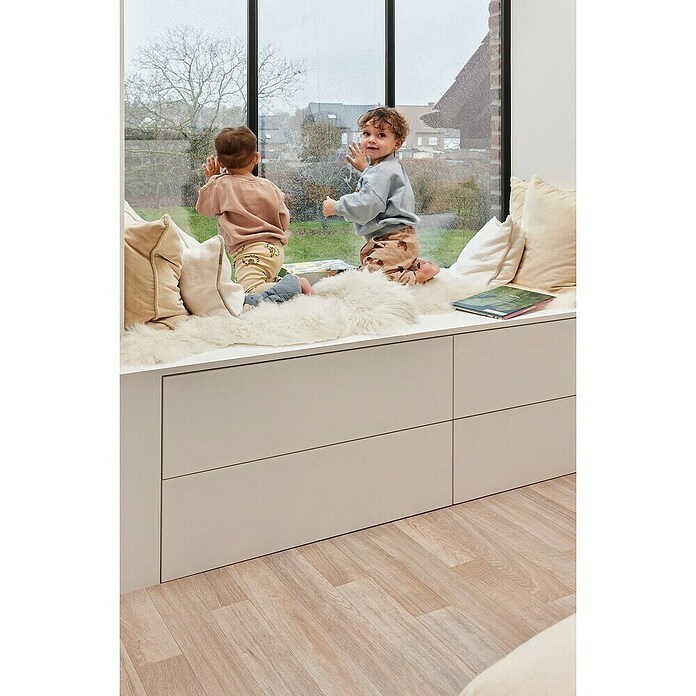 Beauflor PVC-Bodenbelag Meterware Atlantic (Natural Oak 949M, Breite: 400 cm)