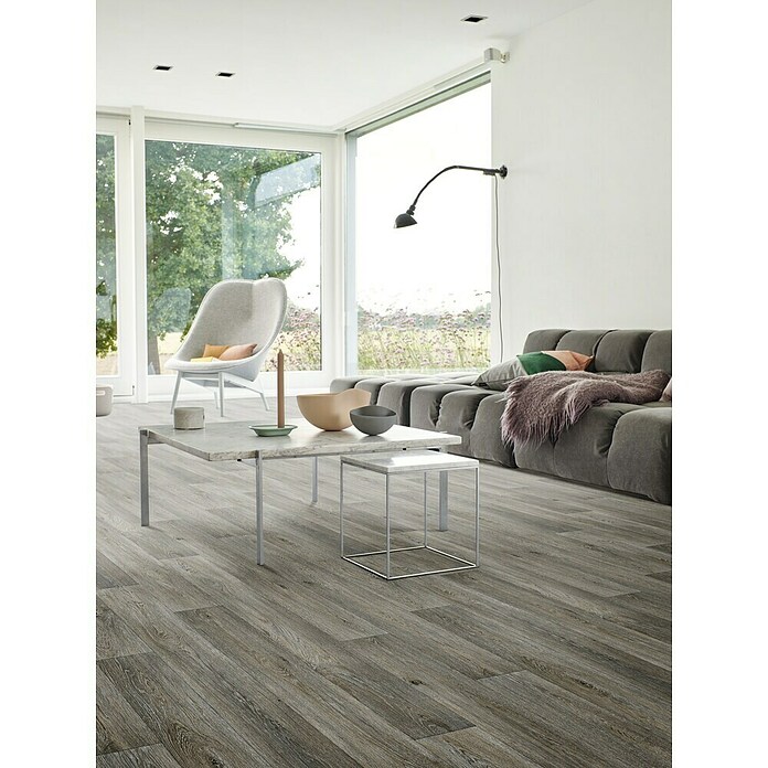 Beauflor PVC-Bodenbelag Meterware Novo (Aged Oak, Breite: 400 cm, Grau) | BAUHAUS