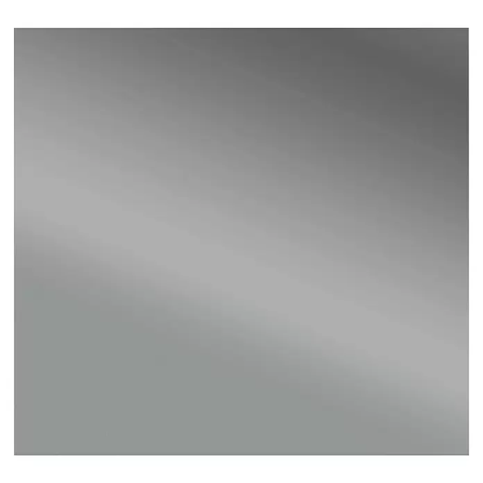 Camargue Lichtspiegel Khan - 80 x 70 cm, Leuchtmittel - Rechteckige silbergraue metallische Verlaufsfläche.