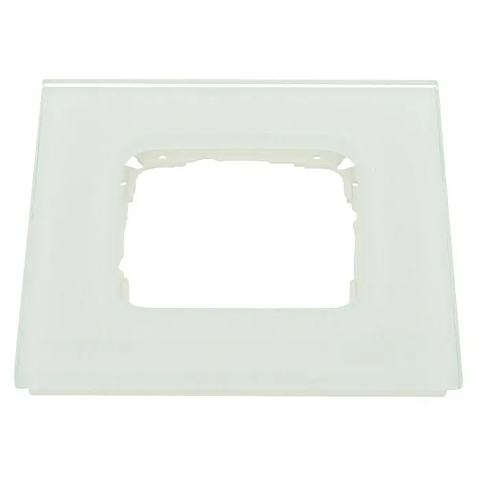 Glas-Abdeckrahmen - Mint glänzend, 1-fach, Passend für: Busch-Jaeger Serien Busch-Duro2000® SI & Reflex SI - Schlichte, quadratische Glasabdeckung für einen Lichtschalter, die Ihrem Zuhause einen modernen Touch verleiht. Einfache Montage für Standard-Schalter.