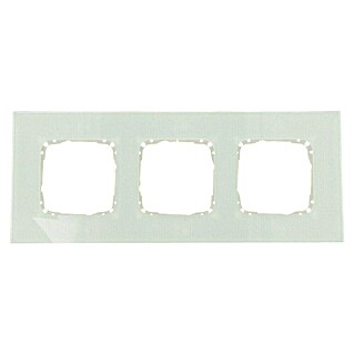 Glas-Abdeckrahmen (Mint glänzend, 3-fach, Unterputz, Passend für: Busch-Jaeger Serien Busch-Duro2000® SI & Reflex SI)