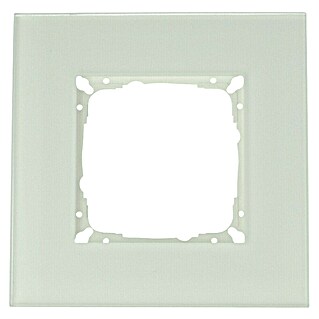Glas-Abdeckrahmen (Mint glänzend, 1-fach, Unterputz, Passend für: Schalterserien mit dem Maße 55x55mm)