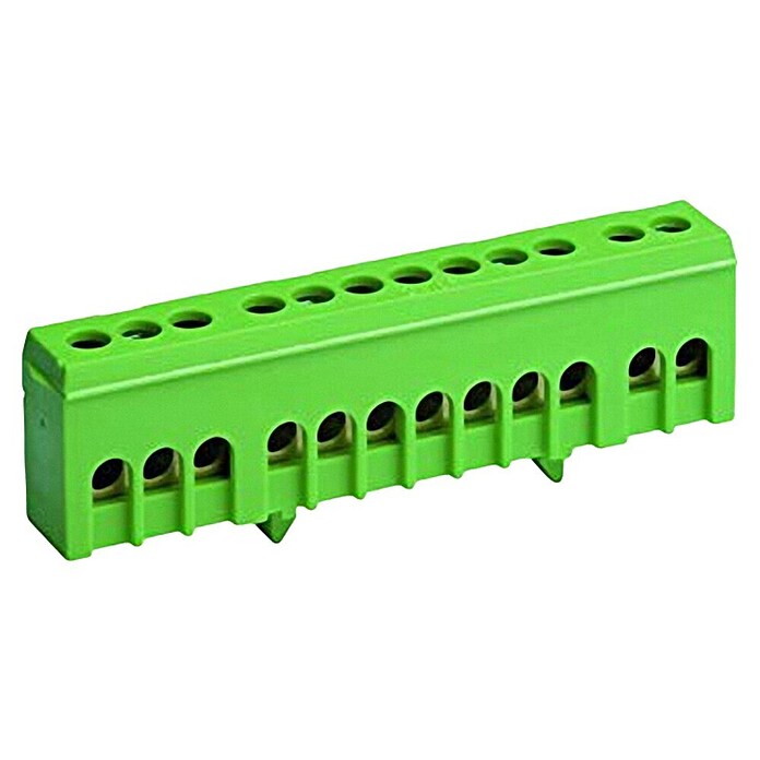 Sponka zaščitnega vodnika  (Število polov: 12 kos, 16 mm², Zelena) | 3304 - Schmelzsicherungen und Zubehör | CBFA - Reiheneinbaugeräte | CBF - Hausinstallation | CB - Elektroinstallation | C - Elektro | BAUHAUS