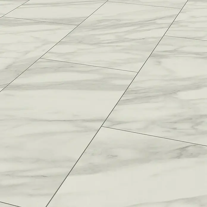 LOGOCLIC Ceramico Laminat - Amelia, Fliese, 638 x 330 x 8 mm - Bodenfliesen mit Marmor-Optik. Elegante Fliesen für ein stilvolles Zuhause, ideal für Küche oder Bad mit ihrer Marmorstruktur.
