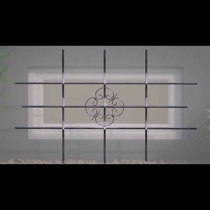 Stabilit Fenstergitter (B x H: 114 x 69 cm, Montage Fenstergitter: Fensterlaibungsmontage) | BAUHAUS