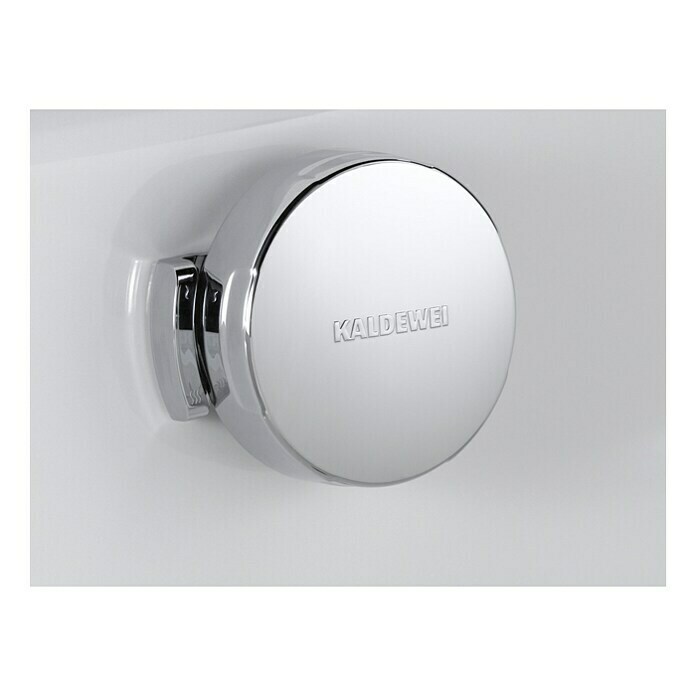 Kaldewei Ab- & Überlaufgarnitur (Drehexcenterbetätigung, Wasserstandhöhe: + 5 cm erhöhbar, Verchromt)