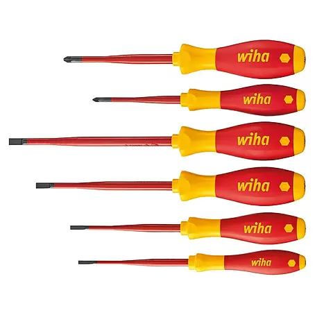 Wiha  Schraubendreher-Set SoftFinish® electric slimFix VDE