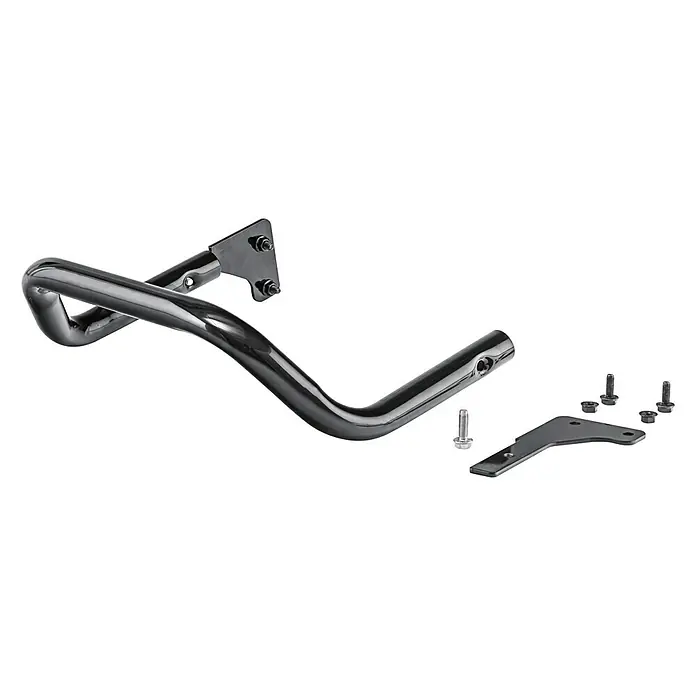 AL-KO Stoßstange für Rasenmäher - AL-KO Rasentraktor T 13-93.8 HD-A Black Edition - Eine glänzende, schwarze Gepäckträger-Halterung mit Befestigungsmaterial für eine einfache und sichere Montage.