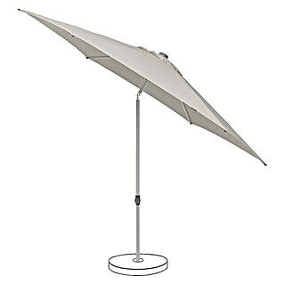 Suncomfort Parasol redondo Pop Up (Light grey, Diámetro de cobertura: 300 cm)