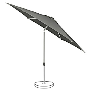 Suncomfort Parasol redondo Pop Up (Stone grey, Diámetro de cobertura: 300 cm)