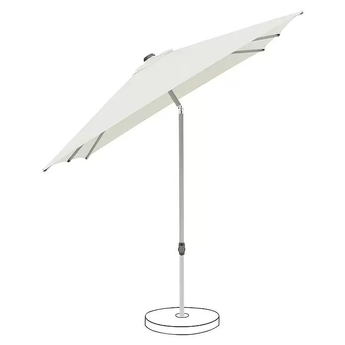 Suncomfort Marktschirm Pop UpSandweiß, L x B: 200 x 250 cm