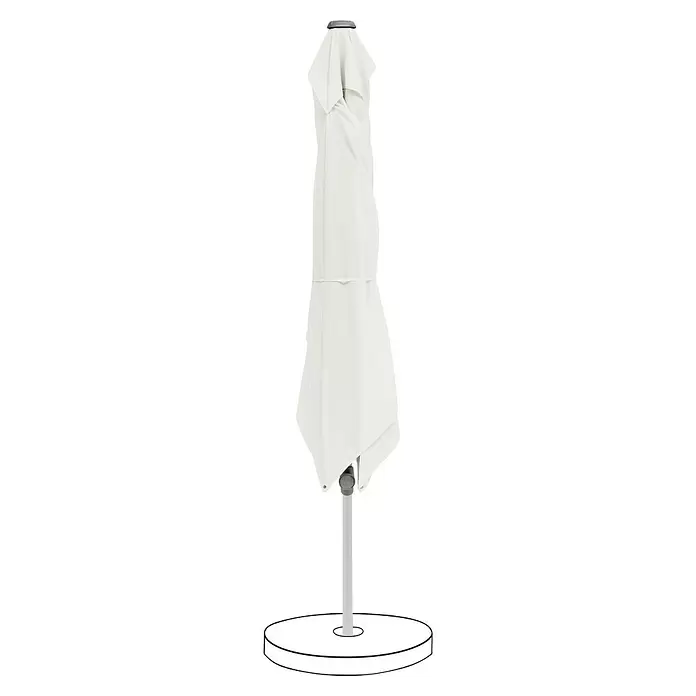 Suncomfort Marktschirm Pop UpSandweiß, L x B: 200 x 250 cm