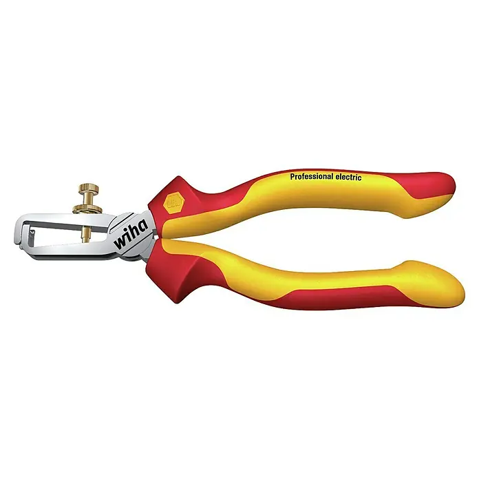Wiha Professional electric Abisolierzange VDE - Abisolierbereich Querschnitt: 160 mm² - Wiha Professional electric Abisolierzange mit rot-gelben Griffen. Präzises Abisolieren für Profis dank hochwertiger Verarbeitung.