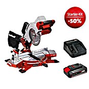 Einhell Power X-Change 18V Maschinenpaket (Akku-Kappzugsäge TE-MS 18-210 Li-Solo + Starter-Kit (-50%)) | BAUHAUS