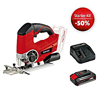 Einhell Power X-Change 18V Maschinenpaket (Akku-Pendelhubstichsäge TE-JS 18/80 Li-Solo + Starter-Kit (-50%))