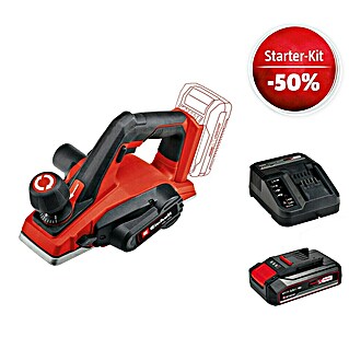 Einhell Power X-Change 18V Maschinenpaket (Akku-Hobel TE-PL 18/82 Li-Solo + Starter-Kit (-50%))