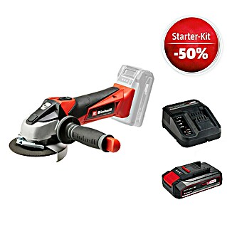 Einhell Power X-Change 18V Maschinenpaket (Akku-Winkelschleifer TE-AG 18/115 Li-Solo + Starter-Kit (-50%))