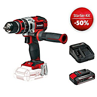 Einhell Power X-Change 18V Maschinenpaket (Akku-Schlagbohrschrauber TE-CD 18 Li-i Brushless-Solo + Starter-Kit (-50%))