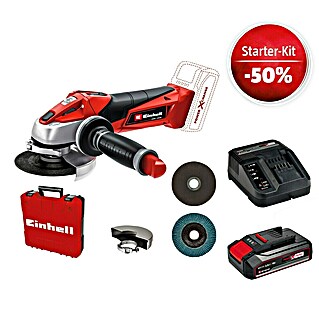 Einhell Power X-Change 18V Maschinenpaket (Akku-Winkelschleifer TE-AG 18/115 Li-SoloAcc + Starter-Kit (-50%))