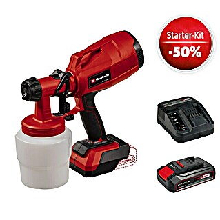 Einhell Power X-Change 18V Maschinenpaket (Akku-Farbsprühsystem TC-SY 18/60 Li-Solo + Starter-Kit (-50%))