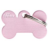 Placa identificativa Hueso (Pequeño, Rosa, Aluminio) | BAUHAUS