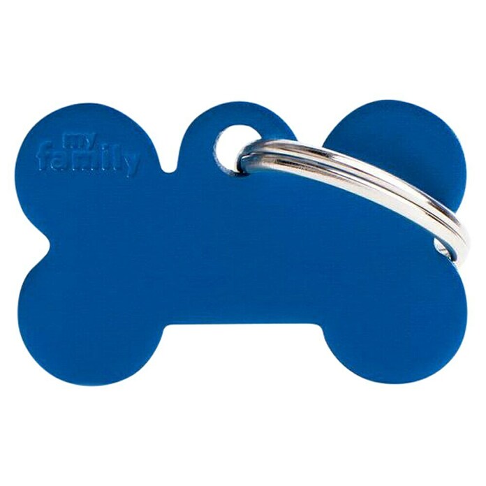 Placa identificativa Hueso (Pequeño, Azul, Aluminio) | BAUHAUS