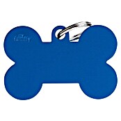 Placa identificativa Hueso XL (Grande, Azul, Aluminio) | BAUHAUS