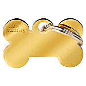 Placa identificativa Hueso (Pequeño, Dorado, Latón) | BAUHAUS