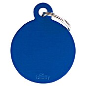 Placa identificativa Círculo (Grande, Azul, Aluminio) | BAUHAUS