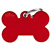 Placa identificativa Hueso (Grande, Rojo, Aluminio) | BAUHAUS