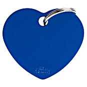 Placa identificativa Corazón (Grande, Azul, Aluminio) | BAUHAUS