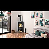 Justus Kaminofen Usedom 5 II (5,5 kW, Raumheizvermögen: 88 m³, Material Verkleidung: Speckstein, Schwarz/Speckstein) | BAUHAUS