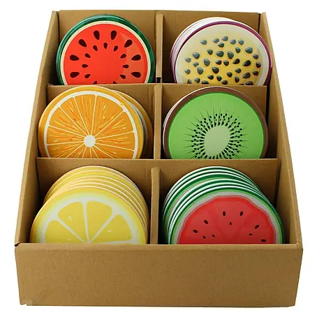 Portavaso de cerámica Frutas