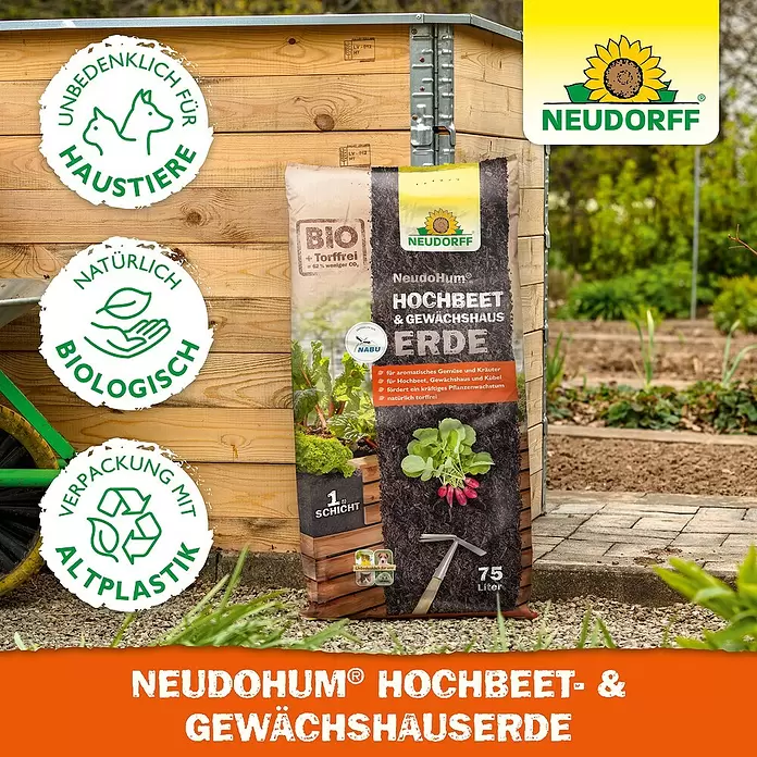 Neudorff NeudoHum Bio-Hochbeeterde75 l