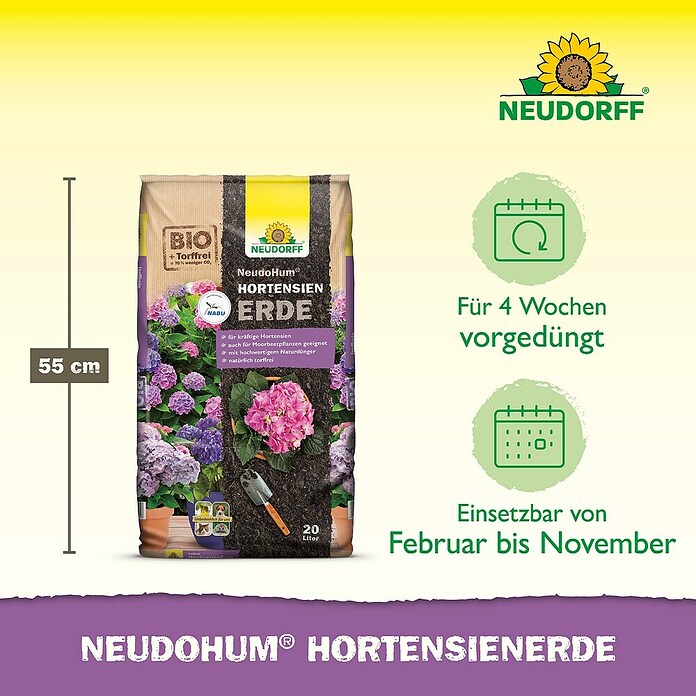 Neudorff NeudoHum Hortensienerde (20 l)