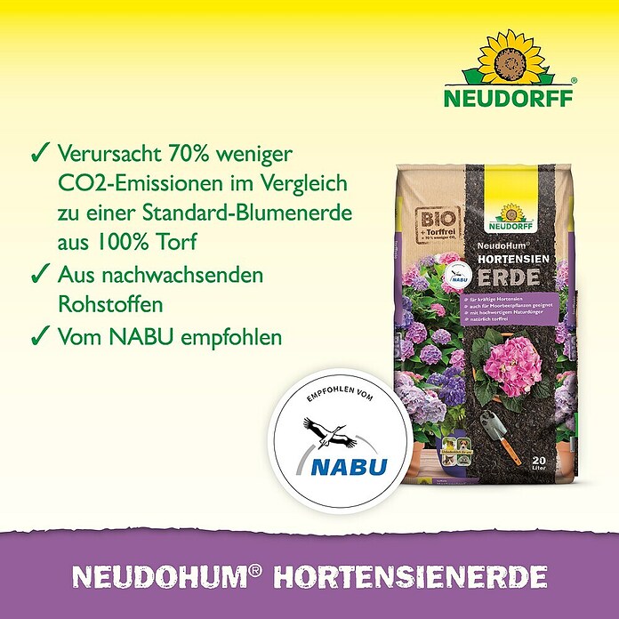 Neudorff NeudoHum Hortensienerde (20 l)