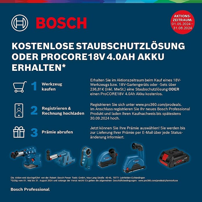 Bosch Professional Akku-Kartuschenpresse GCG 18V-600 (18 V, Geeignet für: Kartuschen/Folienbeutel bis 600 ml)