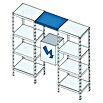 Regalux Winkelprofil (L x B: 3,5 x 3,5 cm, Höhe: 100 cm, Grau)