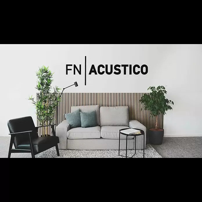 FN Neuhofer Akustikpaneel Acustico - Walnuss, L x B x S: 1.195 x 572,5 x 19 mm - FN Acustico