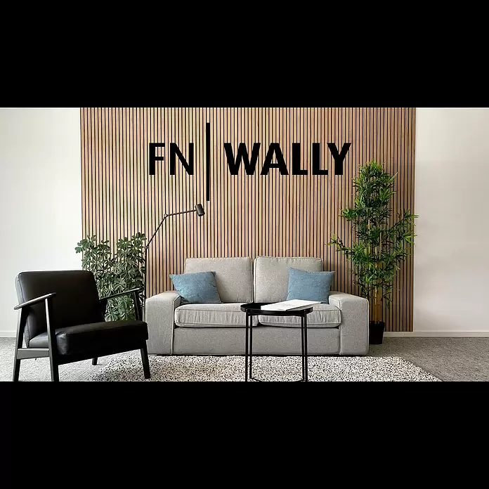 FN Neuhofer Wandpaneel Wally WA030 - Eiche Lamello, 2.670 x 118 x 12 mm - FN Wally