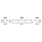 FN Neuhofer Wandpaneel Wally WA030 (Eiche Lamello, 2.670 x 118 x 12 mm, Anzahl Paneele: 1 Stk.) | BAUHAUS