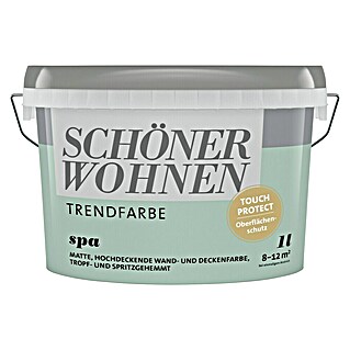 SCHÖNER WOHNEN-Farbe Wandfarbe Trendfarbe Limited Collection (Spa, 1 l, Matt, Konservierungsmittelfrei)