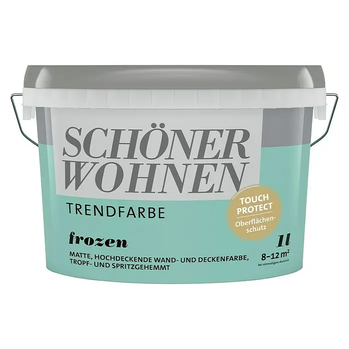 SCHÖNER WOHNEN-Farbe Wandfarbe TrendfarbeFrozen, Matt, 1 l, Konservierungsmittelfrei