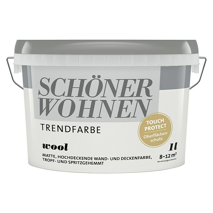 Schöner Wohnen Wandfarbe Trendfarbe (Wool, 1 l, Matt)